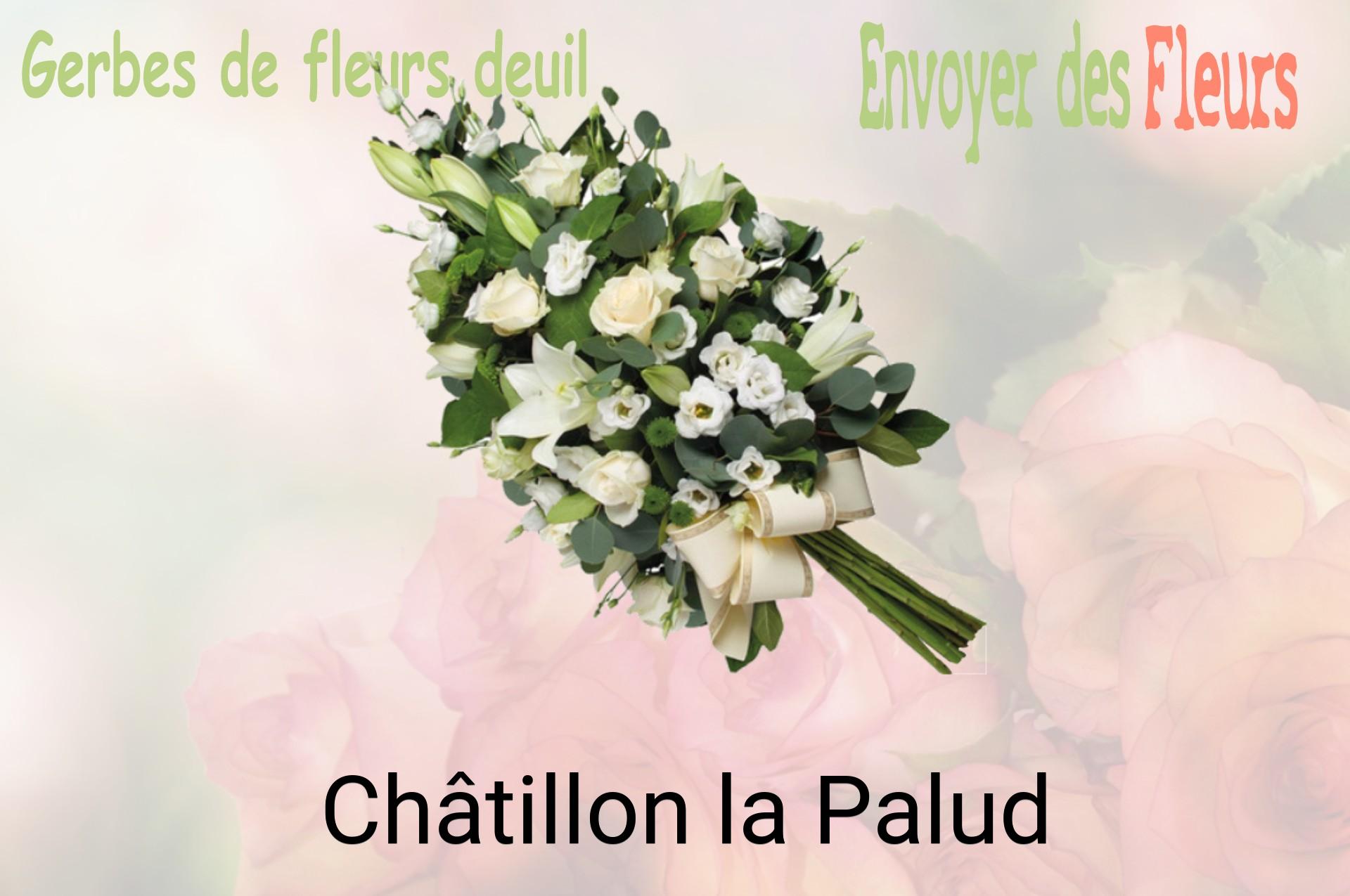 Gerbe de fleurs de deuil livrée à Châtillon-la-Palud